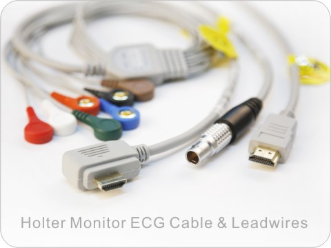 Holter Monitor ECG Cable & Leadwires